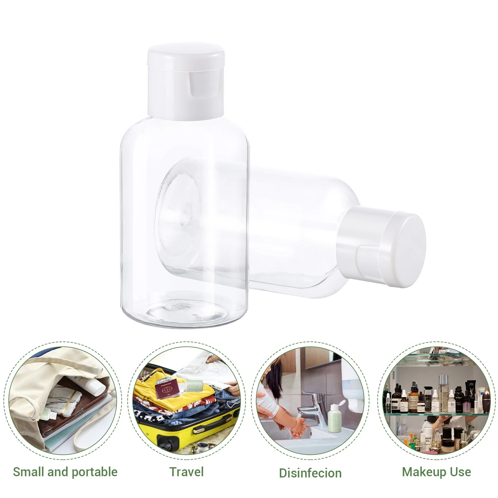 Travel Container 100ml Reusable Squeeze Bottles for Liquids Cosmetics Hand Shampoo Body Wash Sealed No Leakage
Travel Container 100ml Reusable Squeeze Bottles for Liquids Cosmetics Hand Shampoo Body Wash Sealed No Leakage