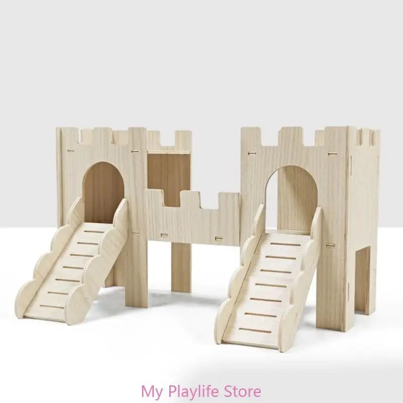 Guinea Pigs Houses Hideout Castle Toy for Hamster Squirrels Play Sleep Training Hideaway House Small Pet Supplies
Guinea Pigs Houses Hideout Castle Toy for Hamster Squirrels Play Sleep Training Hideaway House Small Pet Supplies