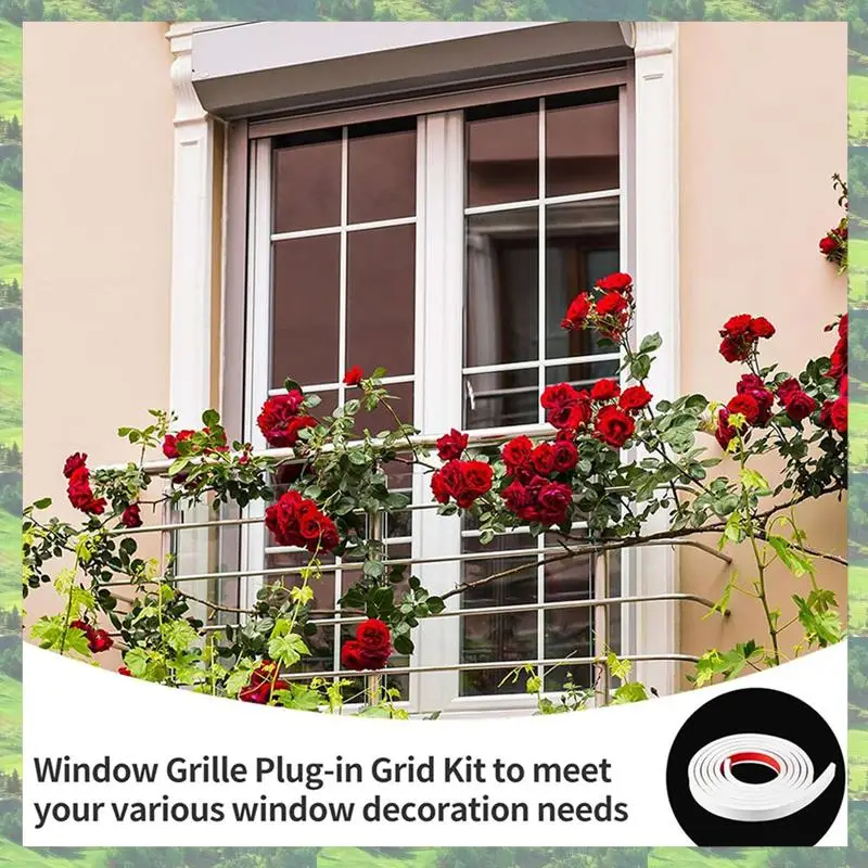 A59Z-10 Rolls Total Window Grille Inserts Grid Kit Self Adhesive Peel And Stick Trim Simulated DIY Window Decorative White
A59Z-10 Rolls Total Window Grille Inserts Grid Kit Self Adhesive Peel And Stick Trim Simulated DIY Window Decorative White