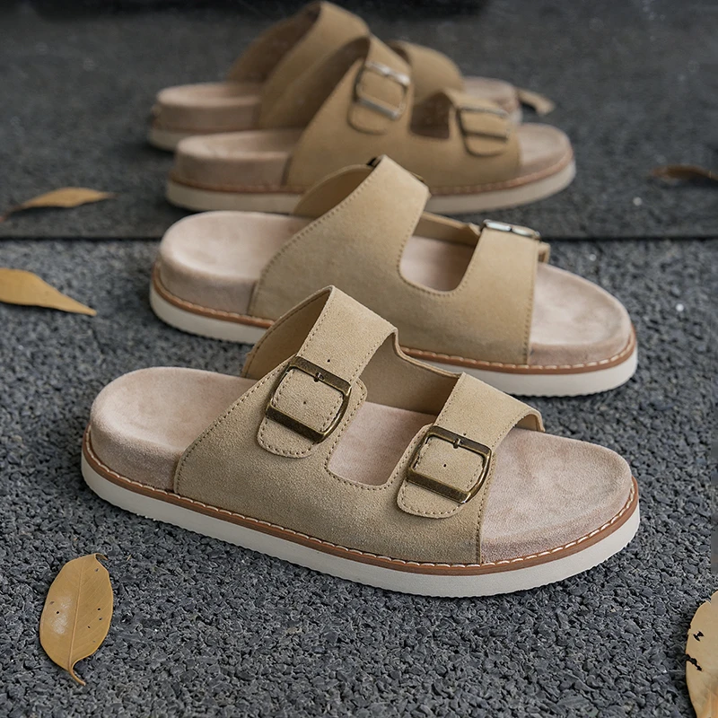 Men's Summer Slip-On Slippers Anti-Slip Indoor Outdoor Casual Beach Sandals Comfortable Lightweight EVA Insole Thick Rubber Sole
Men's Summer Slip-On Slippers Anti-Slip Indoor Outdoor Casual Beach Sandals Comfortable Lightweight EVA Insole Thick Rubber Sole