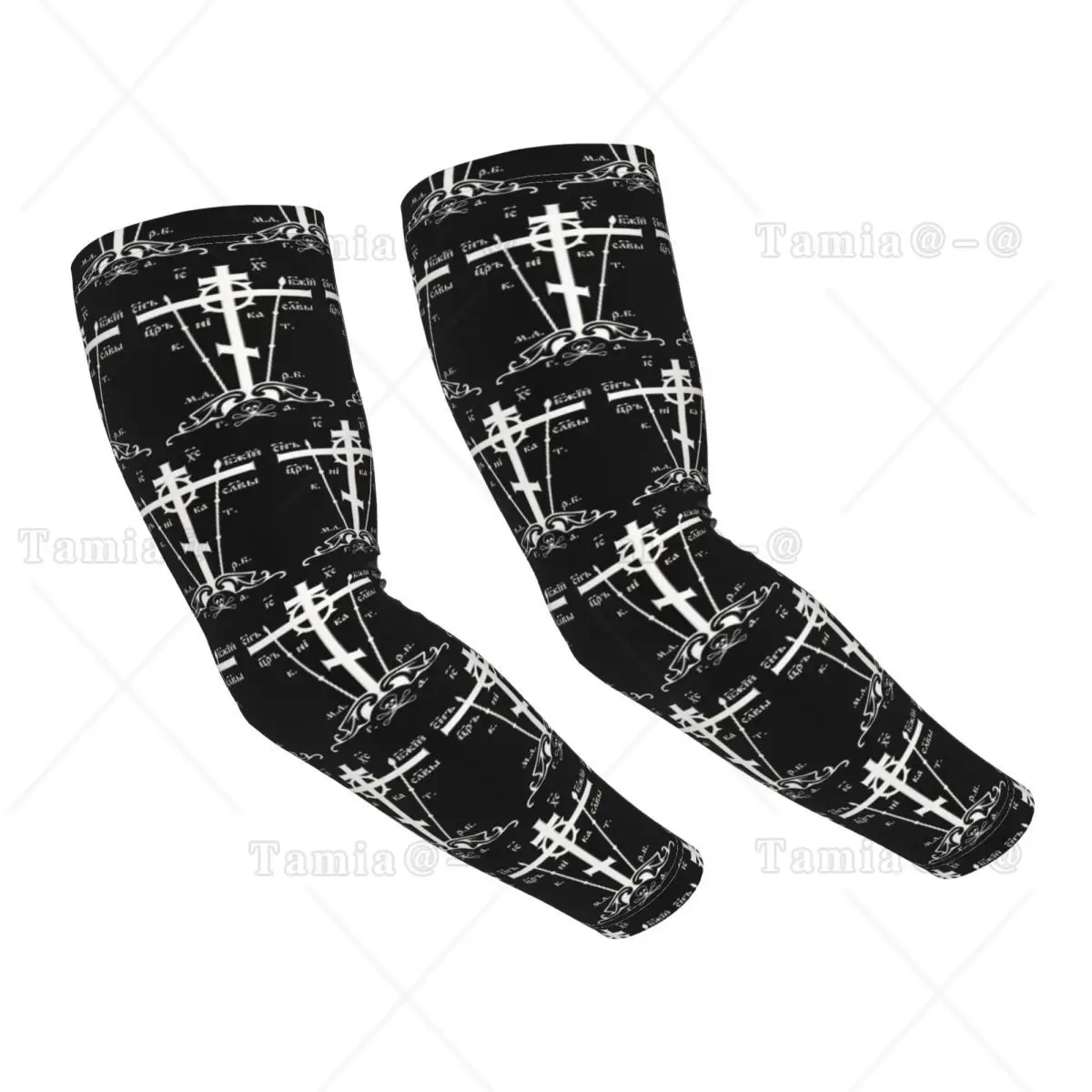 Custom Golgotha Cross Orthodox Church UV Protection Cooling Arm Sleeves Women Men Sports Running Tattoo Cover Up
Custom Golgotha Cross Orthodox Church UV Protection Cooling Arm Sleeves Women Men Sports Running Tattoo Cover Up