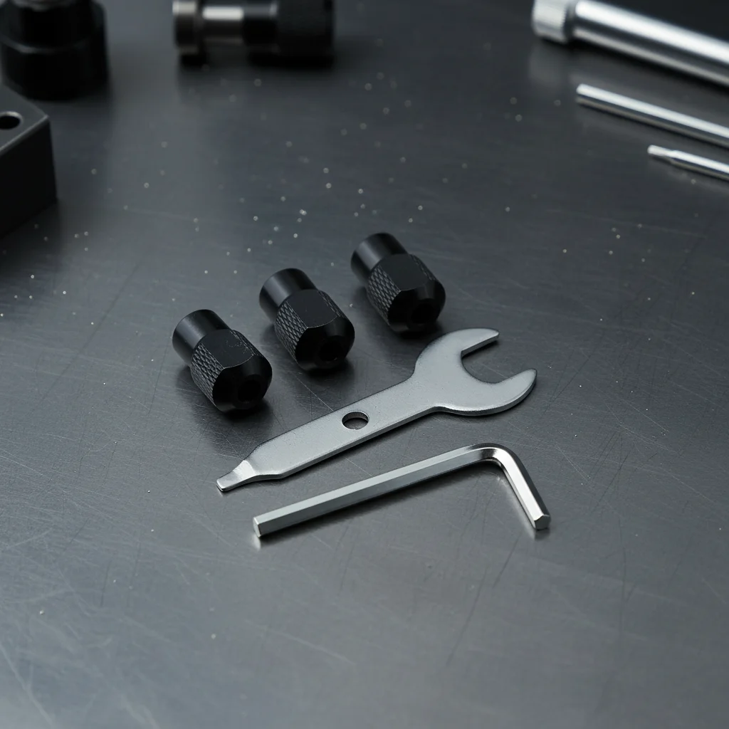 Mini Drill Chuck Set M8X0.75mm Chuck Nut With Wrench For Electric Grinder Rotary Tool Accessories Easy Installation
Mini Drill Chuck Set M8X0.75mm Chuck Nut With Wrench For Electric Grinder Rotary Tool Accessories Easy Installation