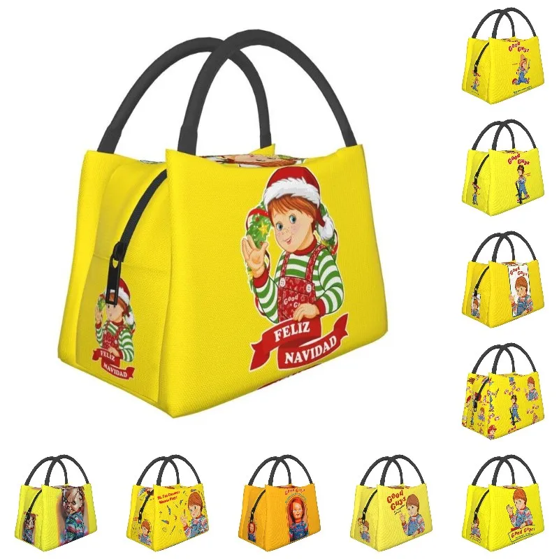 Good Guys Child's Play Chucky Thermal Insulated Lunch Bags Feliz Navidad Chucky Portable Lunch Tote Multifunction Meal Food Box
Good Guys Child's Play Chucky Thermal Insulated Lunch Bags Feliz Navidad Chucky Portable Lunch Tote Multifunction Meal Food Box