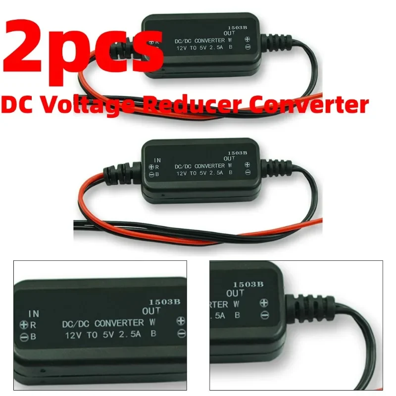 2pcs DC Voltage Reducer Converter 12V Step Down To 5V DC-DC 2.5A Regulator Accessories 12V To 5V Power Converter 12V To 5V 2.5A
2pcs DC Voltage Reducer Converter 12V Step Down To 5V DC-DC 2.5A Regulator Accessories 12V To 5V Power Converter 12V To 5V 2.5A