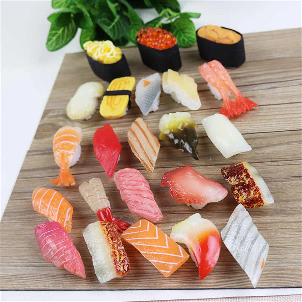 zushi decorative artificial food model hotel restaurant shop store decoration Sashimi Rice seafood Shrimp Fish Crab Roe Sushi
zushi decorative artificial food model hotel restaurant shop store decoration Sashimi Rice seafood Shrimp Fish Crab Roe Sushi