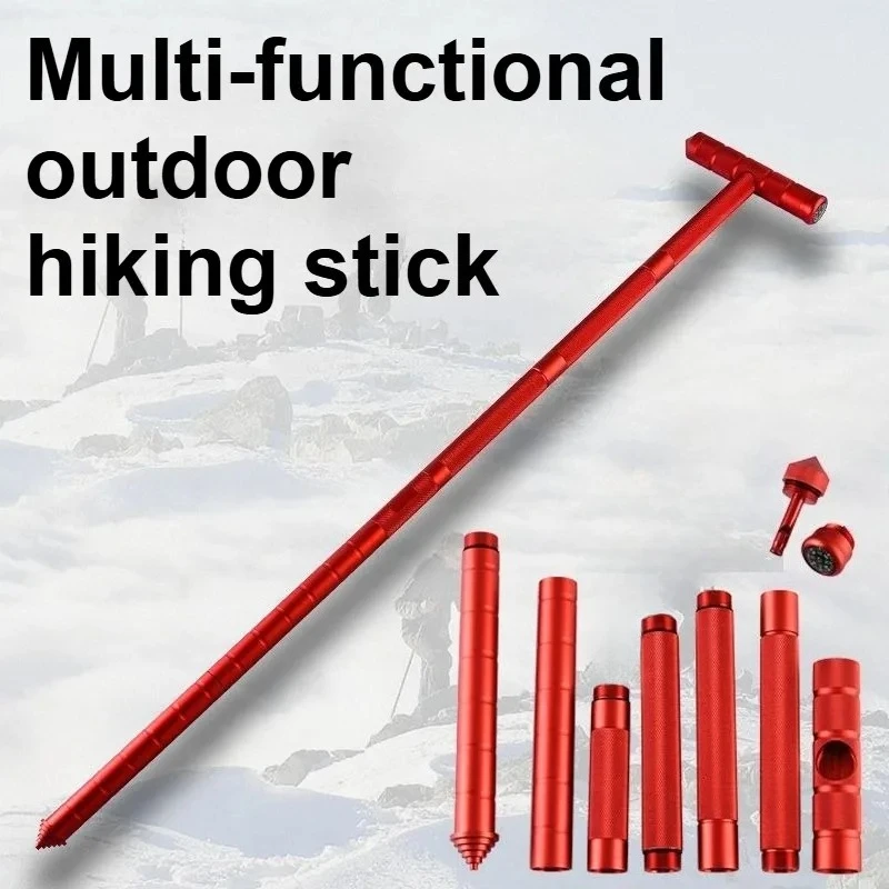 Складные трости из нержавеющей стали, разборная альпинистская палка для самообороны, многофункциональные принадлежности для пешего туризма и кемпинга
Складные трости из нержавеющей стали, разборная альпинистская палка для самообороны, многофункциональные принадлежности для пешего туризма и кемпинга