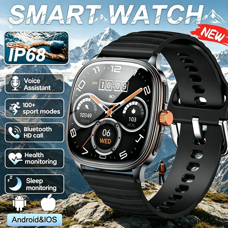 20226 New Smartwatch Health Management Multi-sport Mode Voice Assistant Bluetooth Call 1.73 Color Screen High-looking Smartwatch
20226 New Smartwatch Health Management Multi-sport Mode Voice Assistant Bluetooth Call 1.73 Color Screen High-looking Smartwatch