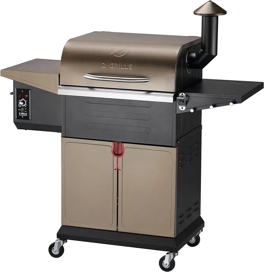 Z GRILLS Wood Pellet Grill Smoker with PID Technology, Auto Temperature Control, Direct Flame Searing Function,
Z GRILLS Wood Pellet Grill Smoker with PID Technology, Auto Temperature Control, Direct Flame Searing Function,