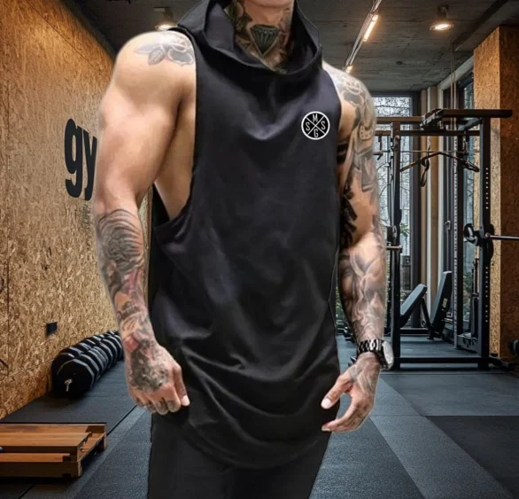 100% Cotton Bodybuilding Stringer Vest Hooded Men's Gym Clothing Fitness Men's Sleeveless Vest Cotton Vest Muscle Vest
100% Cotton Bodybuilding Stringer Vest Hooded Men's Gym Clothing Fitness Men's Sleeveless Vest Cotton Vest Muscle Vest