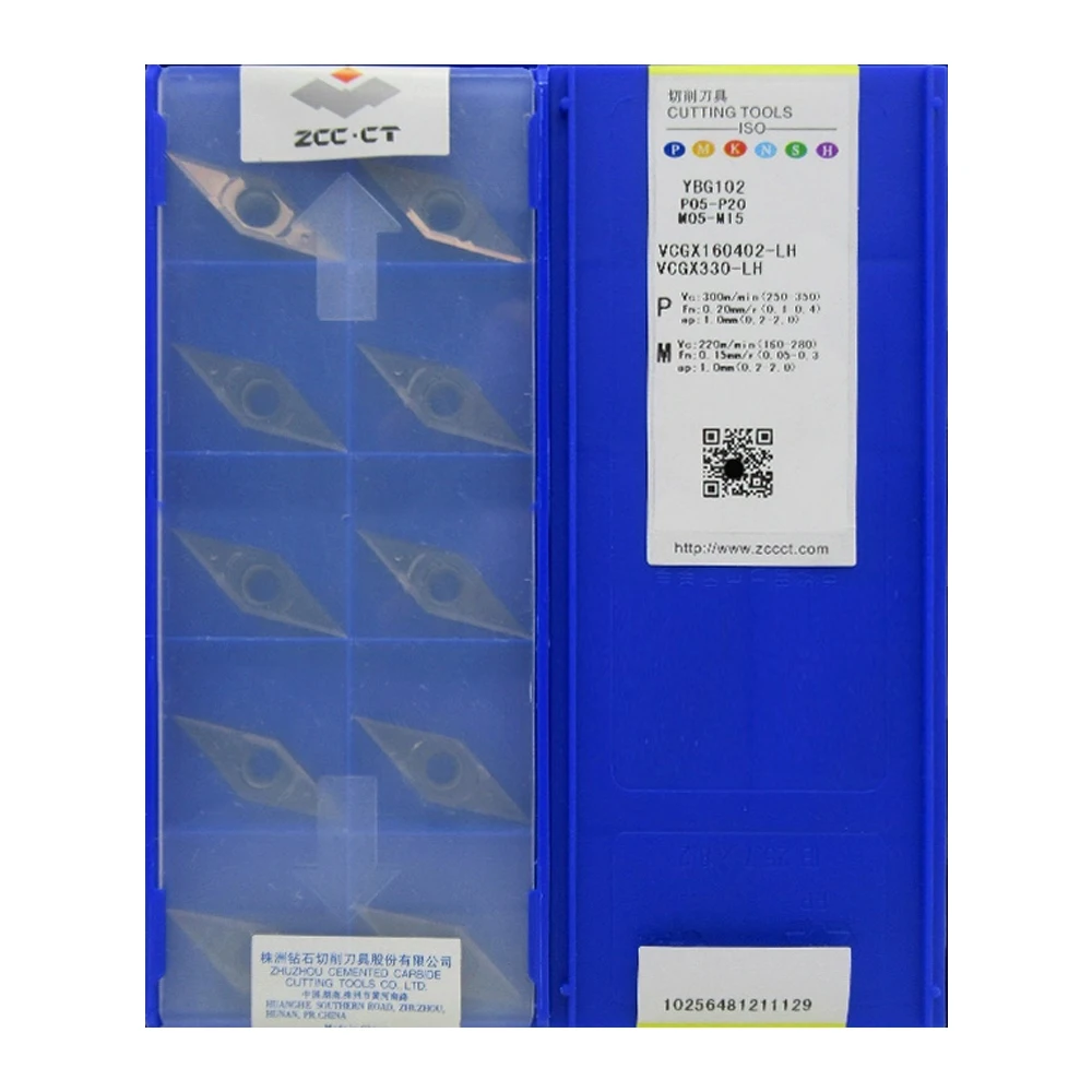 HUAZHICHUN VCGX160402-LH YBG102 Carbide CNC Lathe Thread Turning Inserts For Thread Turning Toolholder
HUAZHICHUN VCGX160402-LH YBG102 Carbide CNC Lathe Thread Turning Inserts For Thread Turning Toolholder