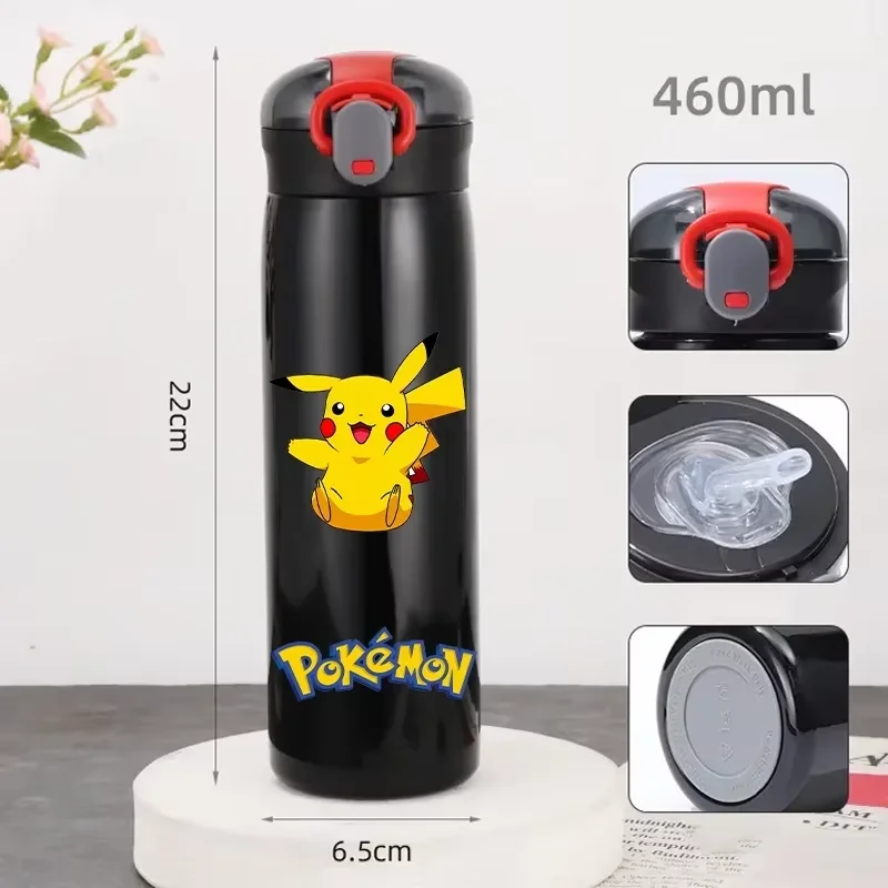 New 460ML Pokemon Red Green Blue Black Plastic PcLeak Proof Resistant Outdoor Portable Travel Sports Water Cup Pikachu Charizard
New 460ML Pokemon Red Green Blue Black Plastic PcLeak Proof Resistant Outdoor Portable Travel Sports Water Cup Pikachu Charizard