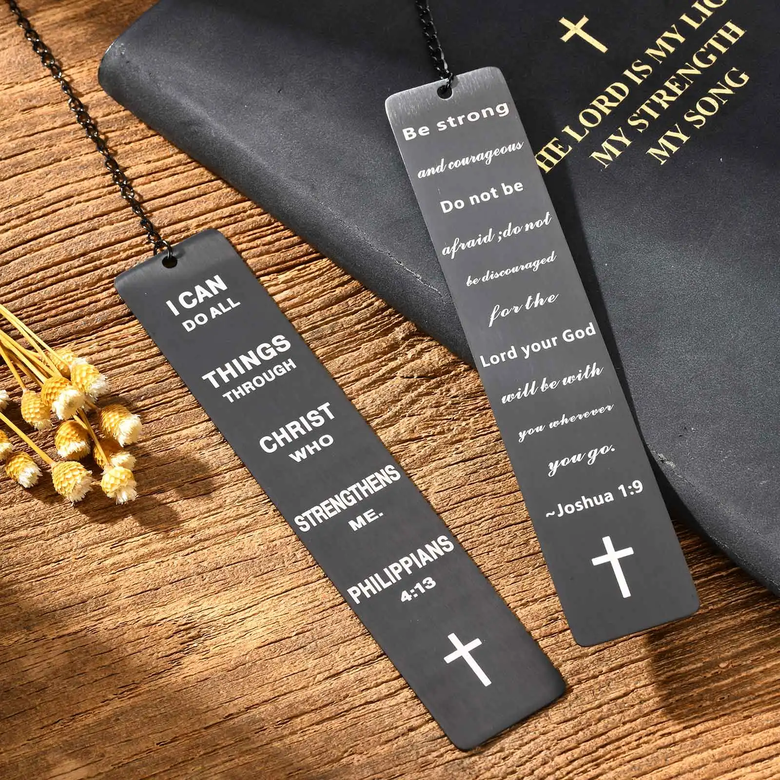 Faith Bookmarks Custom Christian Gifts Stainless Steel with Cross Tassel Bible Verse Reading Supplies Personalized Engraving
Faith Bookmarks Custom Christian Gifts Stainless Steel with Cross Tassel Bible Verse Reading Supplies Personalized Engraving