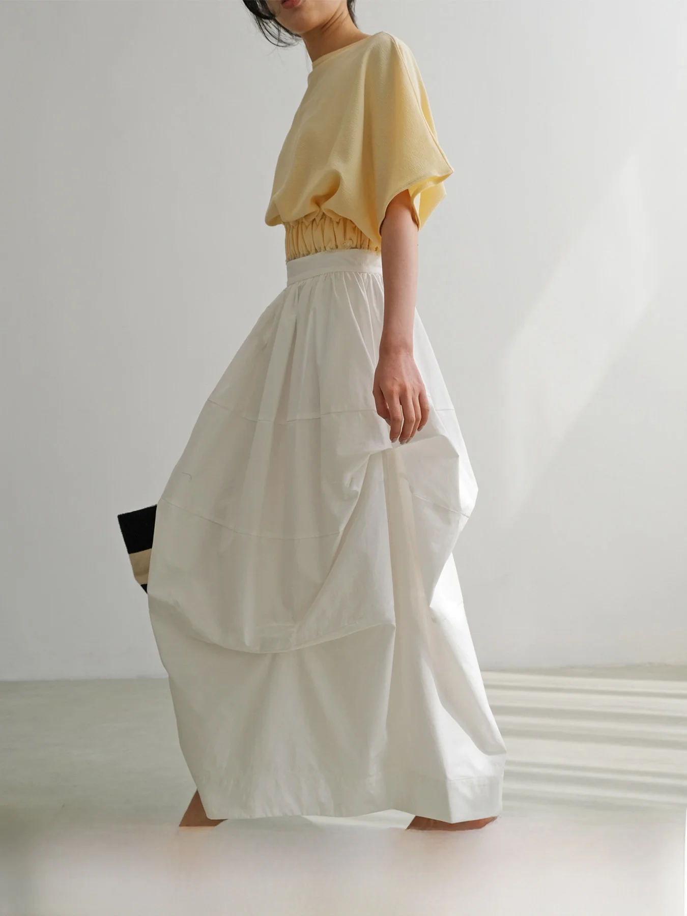 High Waist Asymmetrical Hem Pure Cotton Midi Skirt Women's Spring 2026 Gored Skirt Elastic Waist Cotton 100% Gathered
High Waist Asymmetrical Hem Pure Cotton Midi Skirt Women's Spring 2026 Gored Skirt Elastic Waist Cotton 100% Gathered