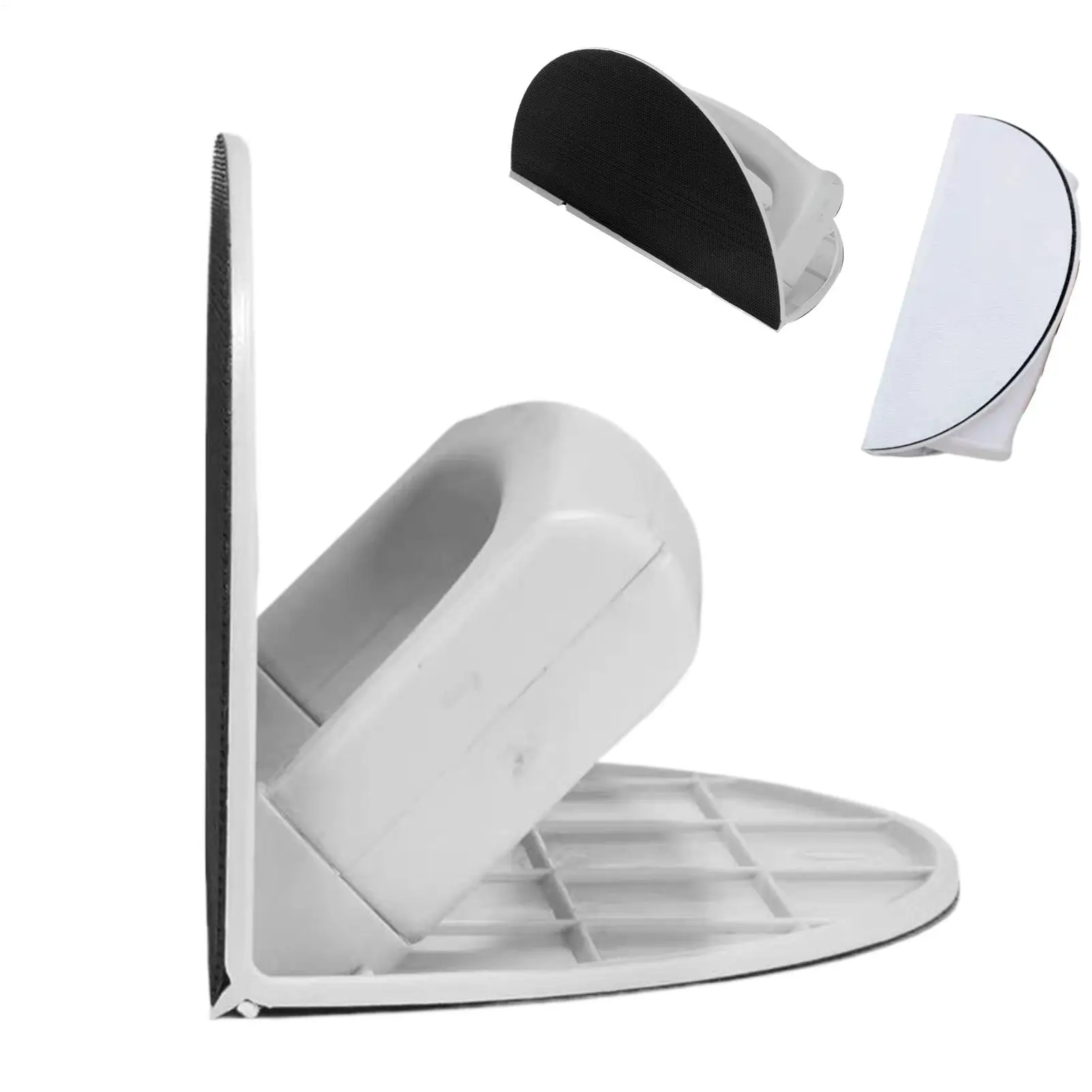 Многофункциональный полукруглый угловой шлифовальный инструмент для наждачной бумаги, самоклеящийся ручной держатель наждачной бумаги, инструмент для гипсокартона и углов
Многофункциональный полукруглый угловой шлифовальный инструмент для наждачной бумаги, самоклеящийся ручной держатель наждачной бумаги, инструмент для гипсокартона и углов