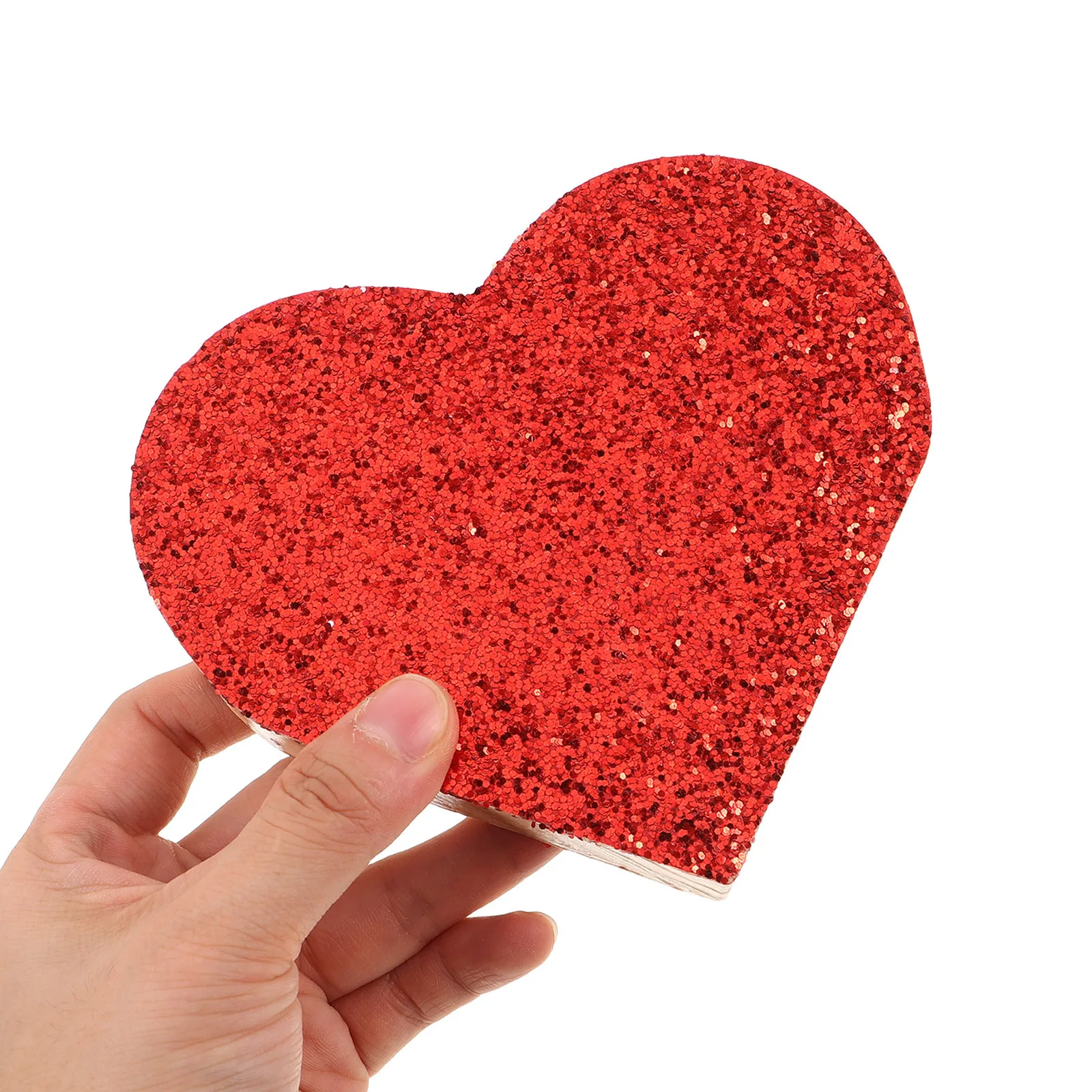 5Pcs Wood Heart Cutouts: Hand-Polished Slices with Glitter, DIY Wooden Ornaments for Valentine Gift and Home
5Pcs Wood Heart Cutouts: Hand-Polished Slices with Glitter, DIY Wooden Ornaments for Valentine Gift and Home