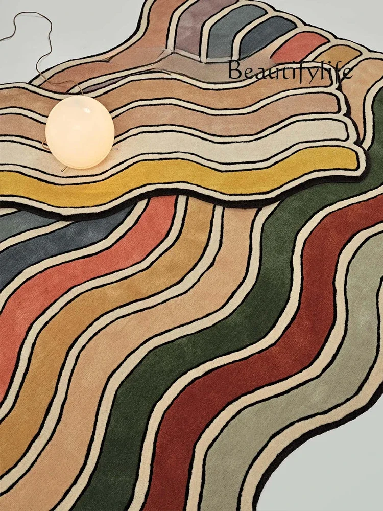 Rainbow Full-Shop Nordic Carpet Special-Shaped Cloakroom Custom Bedroom Bedside Blanket
Rainbow Full-Shop Nordic Carpet Special-Shaped Cloakroom Custom Bedroom Bedside Blanket