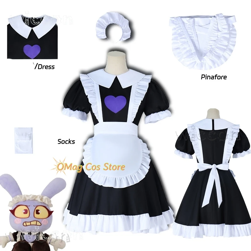 Halloween Costume Woman Anime Cartoon Cosplay Cartoon Amazing Digital Jax Circus Cosplay Doujin Maid disfraz adulto Anime Clothi
Halloween Costume Woman Anime Cartoon Cosplay Cartoon Amazing Digital Jax Circus Cosplay Doujin Maid disfraz adulto Anime Clothi