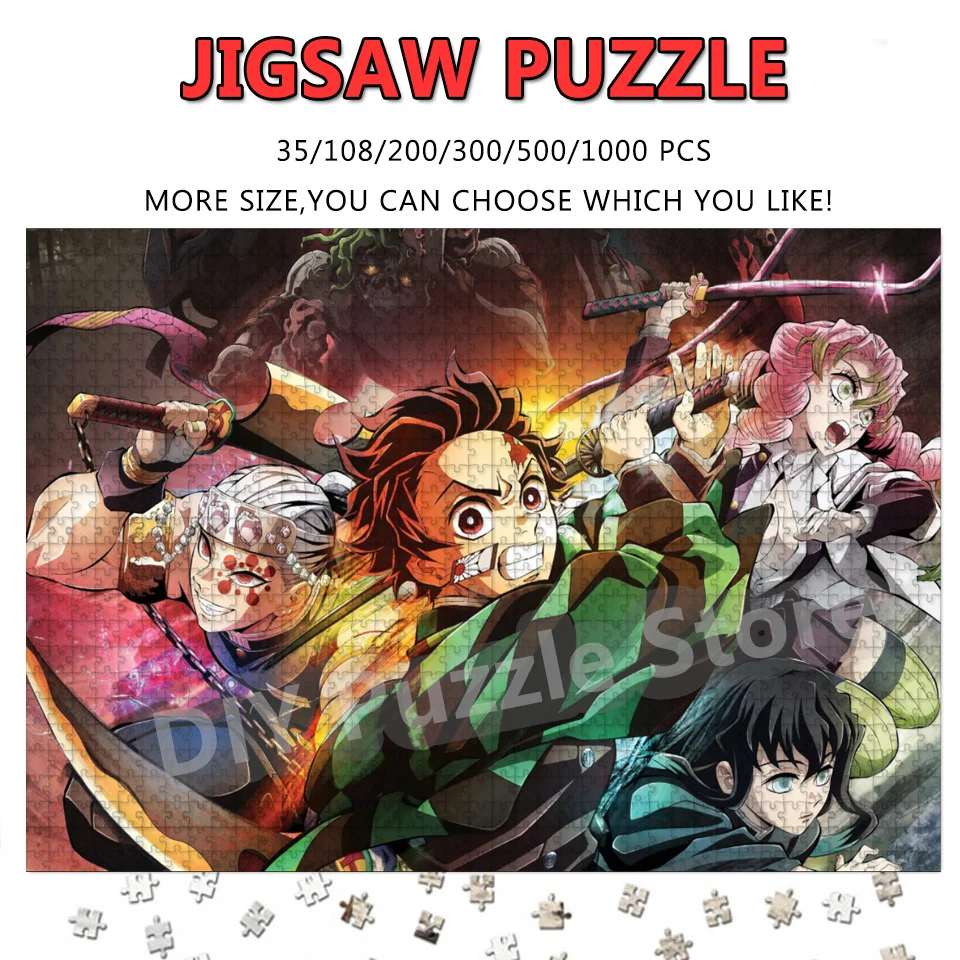 Пазлы Demon Slayer: Иноске Хашира, Томиока Гию, аниме, 108/200/300/500/1000/1500 деталей, с принтом, антистрессовые игрушки
Пазлы Demon Slayer: Иноске Хашира, Томиока Гию, аниме, 108/200/300/500/1000/1500 деталей, с принтом, антистрессовые игрушки