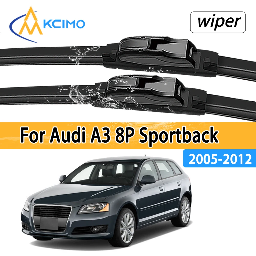For Audi A3 8P Sportback 2005 - 2012 Front Windshield Wiper Blades 2pcs Windscreen Window Accessories
For Audi A3 8P Sportback 2005 - 2012 Front Windshield Wiper Blades 2pcs Windscreen Window Accessories