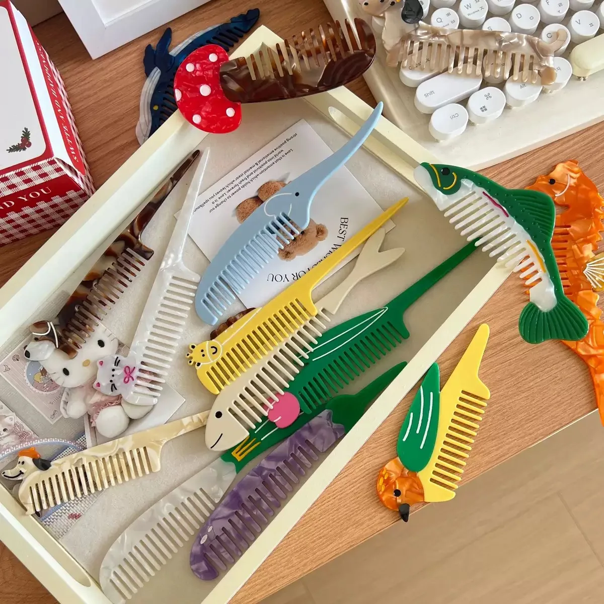 New Creative Animal‑Shaped Hair Comb, Premium Fun Portable Hairdressing Styling Comb, Lovely Cartoon Hair Accessory for Women Girls Daily Travel, Random Style Delivery.
New Creative Animal‑Shaped Hair Comb, Premium Fun Portable Hairdressing Styling Comb, Lovely Cartoon Hair Accessory for Women Girls Daily Travel, Random Style Delivery.