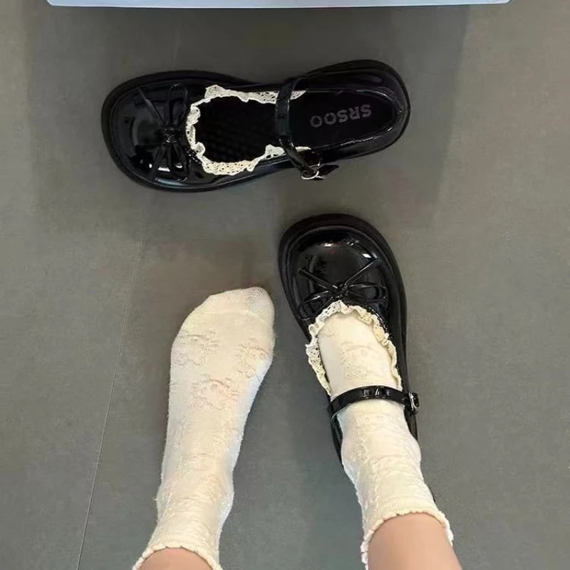 Women's 2026 Spring Sweet Elegant Lace Trim Mary Janes Buckle Strap Platform Loafers Cute Dress Shoes for Skirt
Women's 2026 Spring Sweet Elegant Lace Trim Mary Janes Buckle Strap Platform Loafers Cute Dress Shoes for Skirt