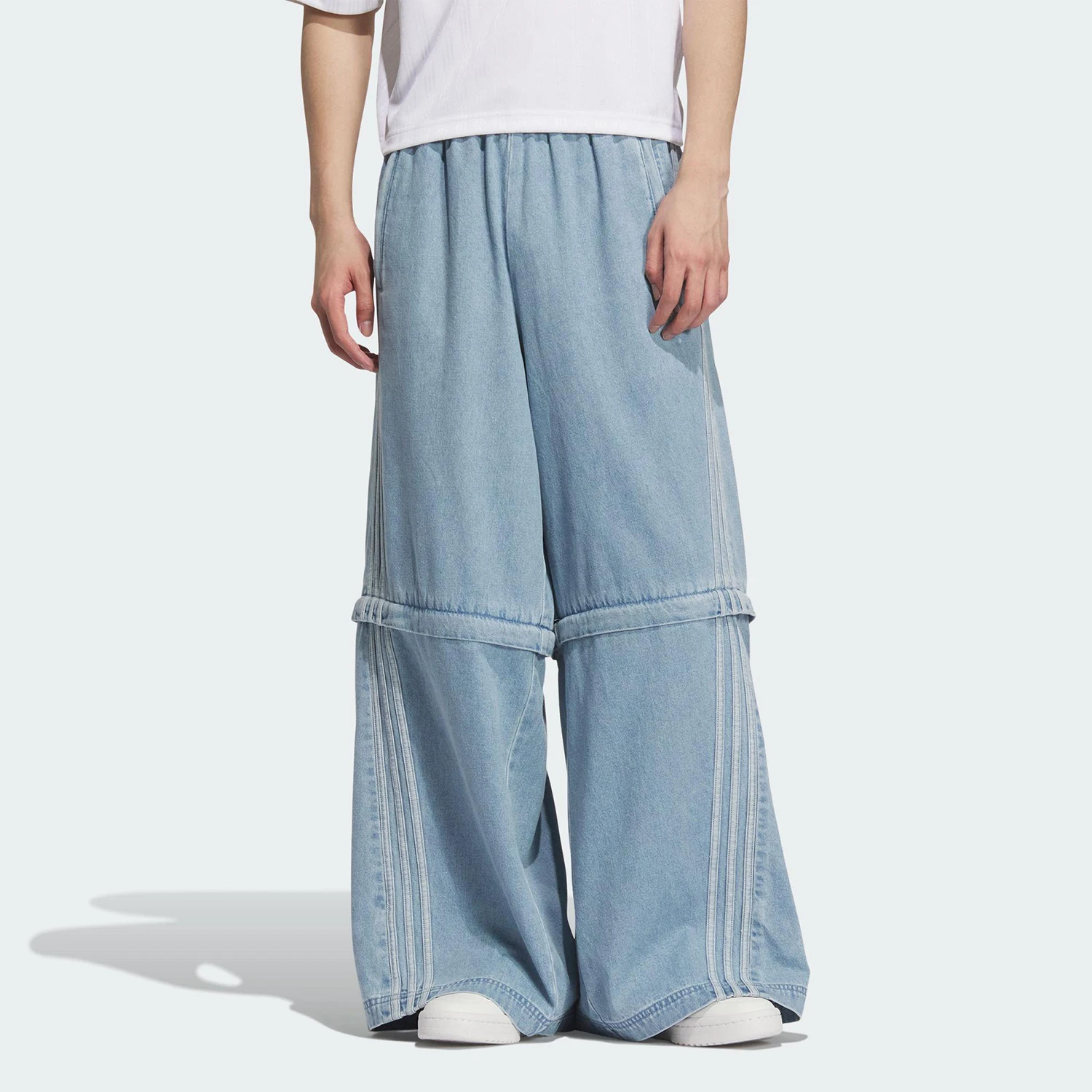 Adidas Official Authentic Three Stripes Men's and Women's Wide-leg Denim Pants KB6415
Adidas Official Authentic Three Stripes Men's and Women's Wide-leg Denim Pants KB6415