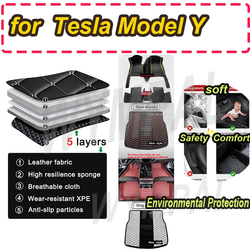 Роскошный автомобильный коврик для Tesla Model Y 2021 2022, ковер, прочный кожаный карман для телефона
Роскошный автомобильный коврик для Tesla Model Y 2021 2022, ковер, прочный кожаный карман для телефона