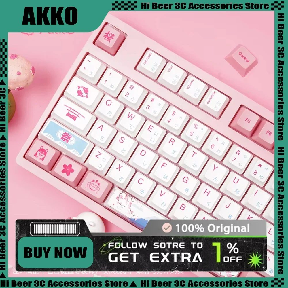 AKKO World Tour Tokyo R2 185keys Korean/Russian/Chinese Version Cherry Outline Keycap Set PBT Dye-sublimation Full Keycap Set
AKKO World Tour Tokyo R2 185keys Korean/Russian/Chinese Version Cherry Outline Keycap Set PBT Dye-sublimation Full Keycap Set