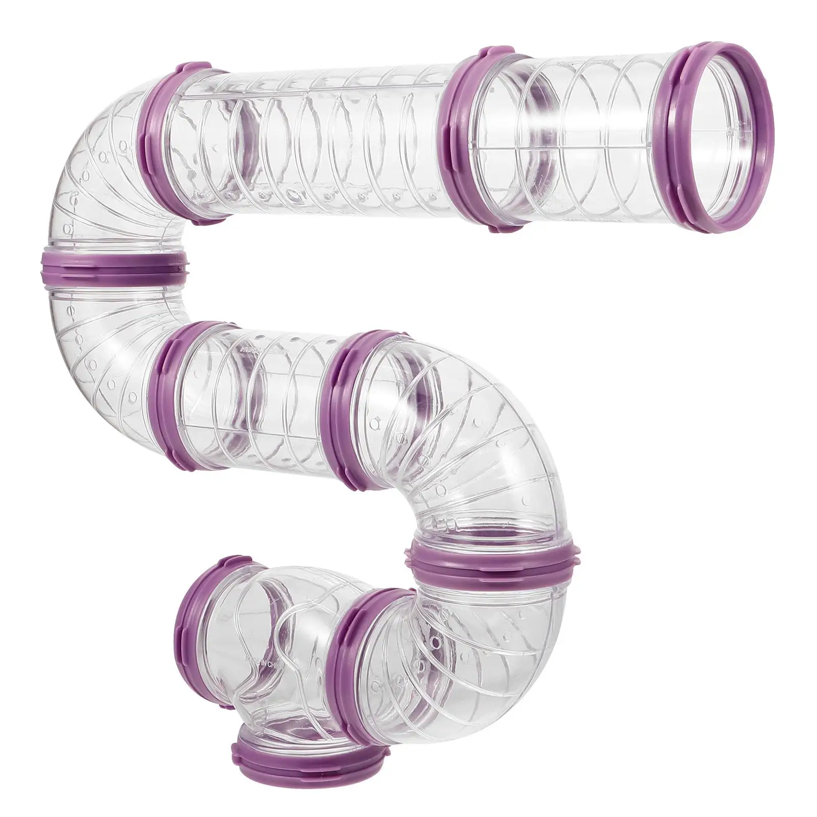 Hamster Cage Tubes External Tunnel DIY Plastic Toys Purple Color Thickened Material Safe Place Expand Cage Small Animals Pet
Hamster Cage Tubes External Tunnel DIY Plastic Toys Purple Color Thickened Material Safe Place Expand Cage Small Animals Pet