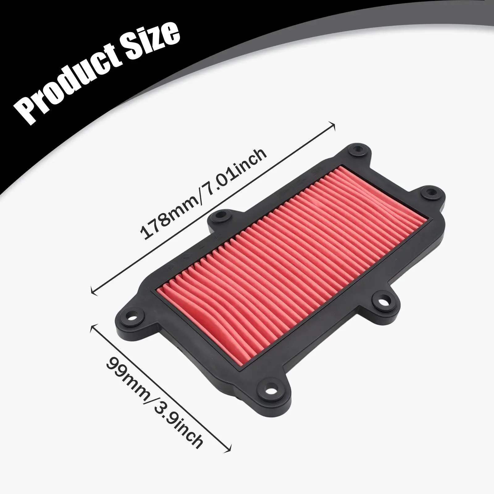 Motorbike Air Filter Housing Assembly Black Red Plastic Polyester Repair Part for Kymco Any Like150 Q125 Q150
Motorbike Air Filter Housing Assembly Black Red Plastic Polyester Repair Part for Kymco Any Like150 Q125 Q150