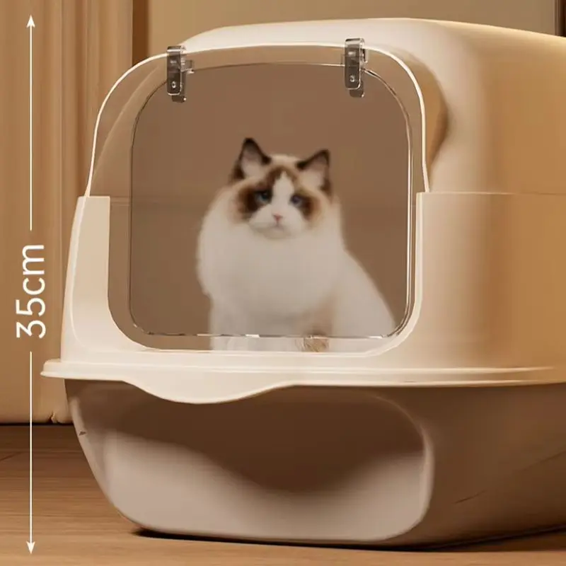 Large Capacity Cat Litter Box Enclosed Sandbox Pet Anti Splash Toilet Spillproof Deodorant Removable Cat Bedpan
Large Capacity Cat Litter Box Enclosed Sandbox Pet Anti Splash Toilet Spillproof Deodorant Removable Cat Bedpan