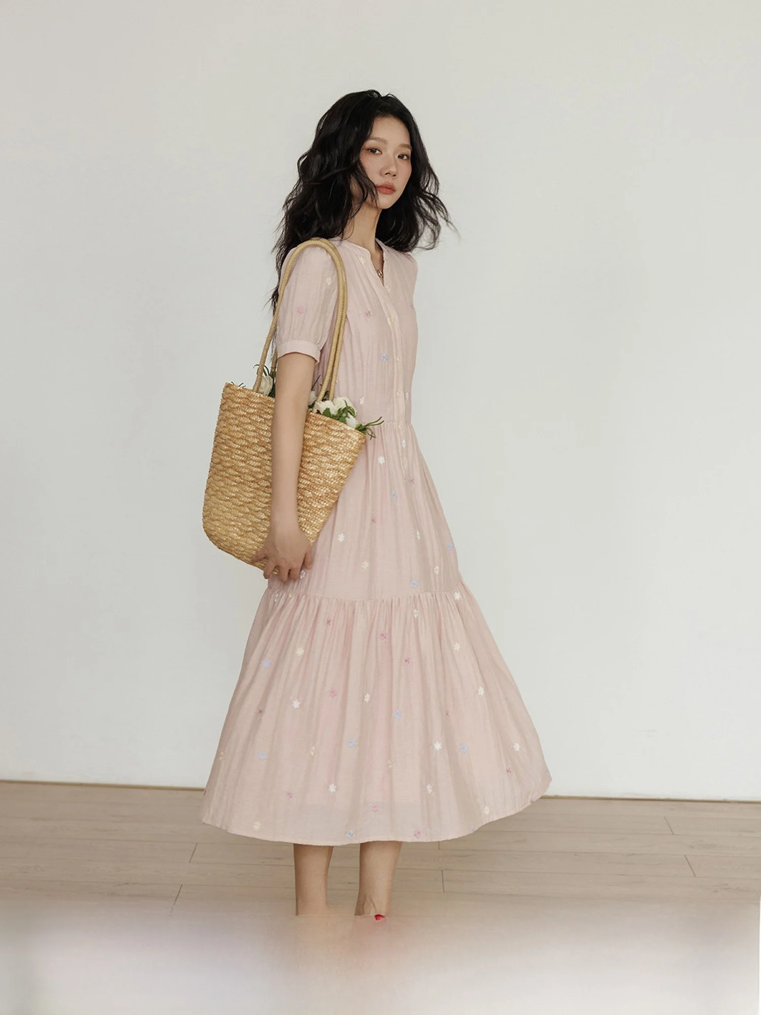 Vastand Casual V-Ne ort Sve Embroidered Silk Dr Women's Sweet Leisure Holiday Long Dr A-Line Skirt Ci Commute
Vastand Casual V-Ne ort Sve Embroidered Silk Dr Women's Sweet Leisure Holiday Long Dr A-Line Skirt Ci Commute