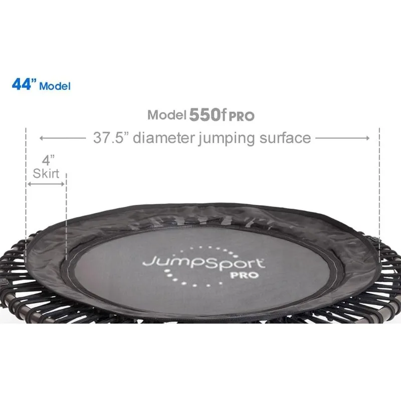 Indoor Heavy Duty Lightweight 44 Inch Folding Fitness Trampoline with Arched Legs and 7 Adjustable Tension
Indoor Heavy Duty Lightweight 44 Inch Folding Fitness Trampoline with Arched Legs and 7 Adjustable Tension
