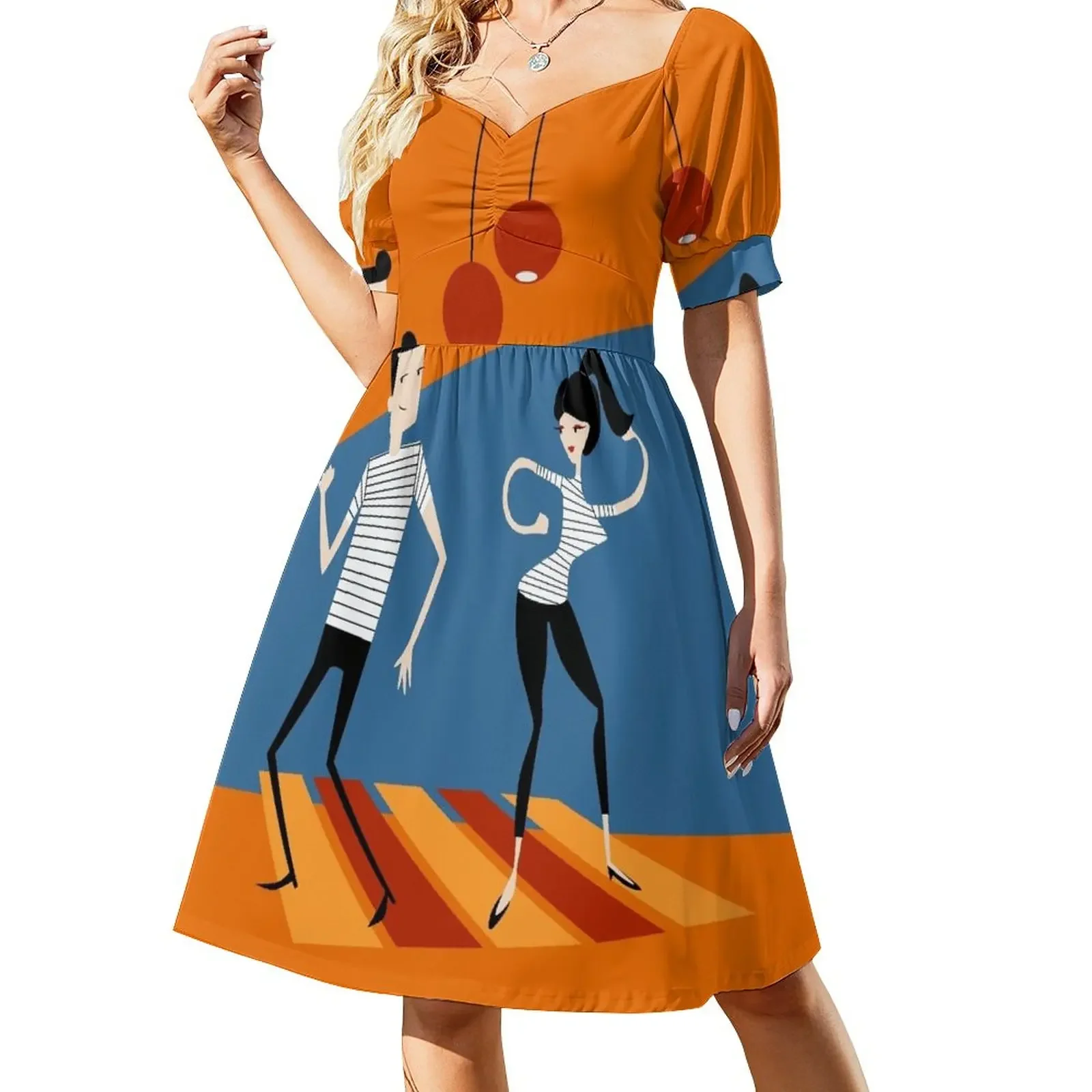 Beatnik Dance Short-Sleeved Dress Women's summer long dress summer dress for women 2025 birthday for women Woman dresses
Beatnik Dance Short-Sleeved Dress Women's summer long dress summer dress for women 2025 birthday for women Woman dresses