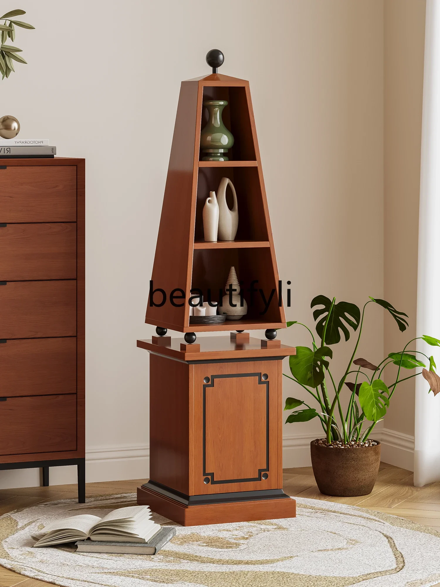A139 Solid wood medieval pyramid corner cabinet living room bedroom corner shelf storage integrated cabinet
A139 Solid wood medieval pyramid corner cabinet living room bedroom corner shelf storage integrated cabinet