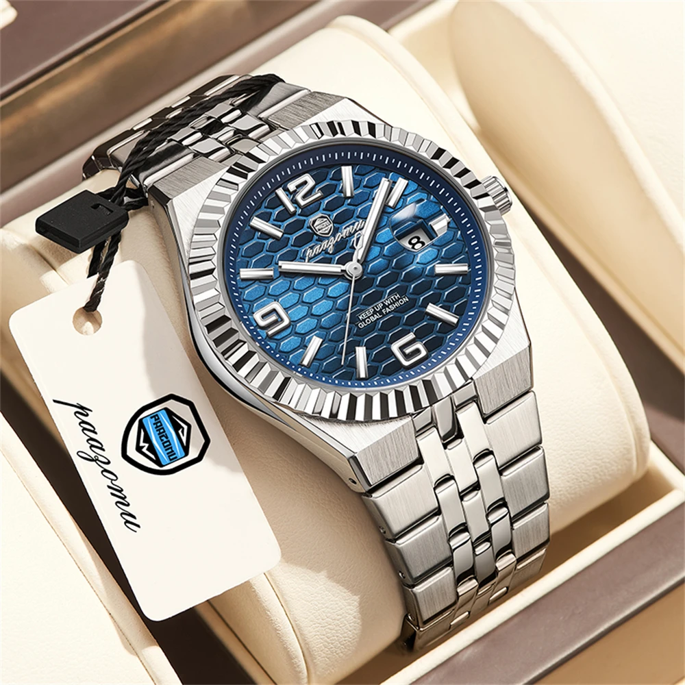 PAAZOMU Simple Style Quartz Wristwatch Men Women Waterproof Luminous Dial Classic Luxury Man Watch Stainless Steel Quartz Watch
PAAZOMU Simple Style Quartz Wristwatch Men Women Waterproof Luminous Dial Classic Luxury Man Watch Stainless Steel Quartz Watch