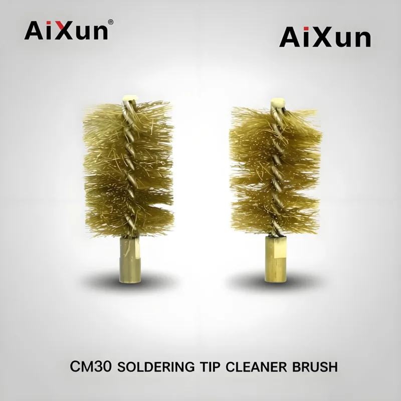 Aixun CM30 Soldering Iron Tip Cleaner Replacement Brush – Stainless Steel Bristle Cleaning Head for Desoldering Tinning Machine
Aixun CM30 Soldering Iron Tip Cleaner Replacement Brush – Stainless Steel Bristle Cleaning Head for Desoldering Tinning Machine