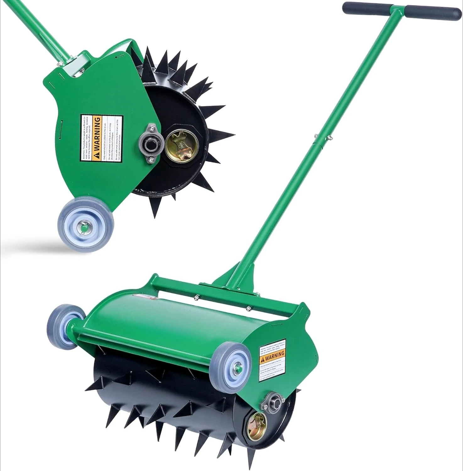 Rolling Lawn Aerator, Heavy Duty Push Spike Aeration Tool Up to 55 lbs, Manual Rotary Grass Aerator for Garden and Yard Use
Rolling Lawn Aerator, Heavy Duty Push Spike Aeration Tool Up to 55 lbs, Manual Rotary Grass Aerator for Garden and Yard Use