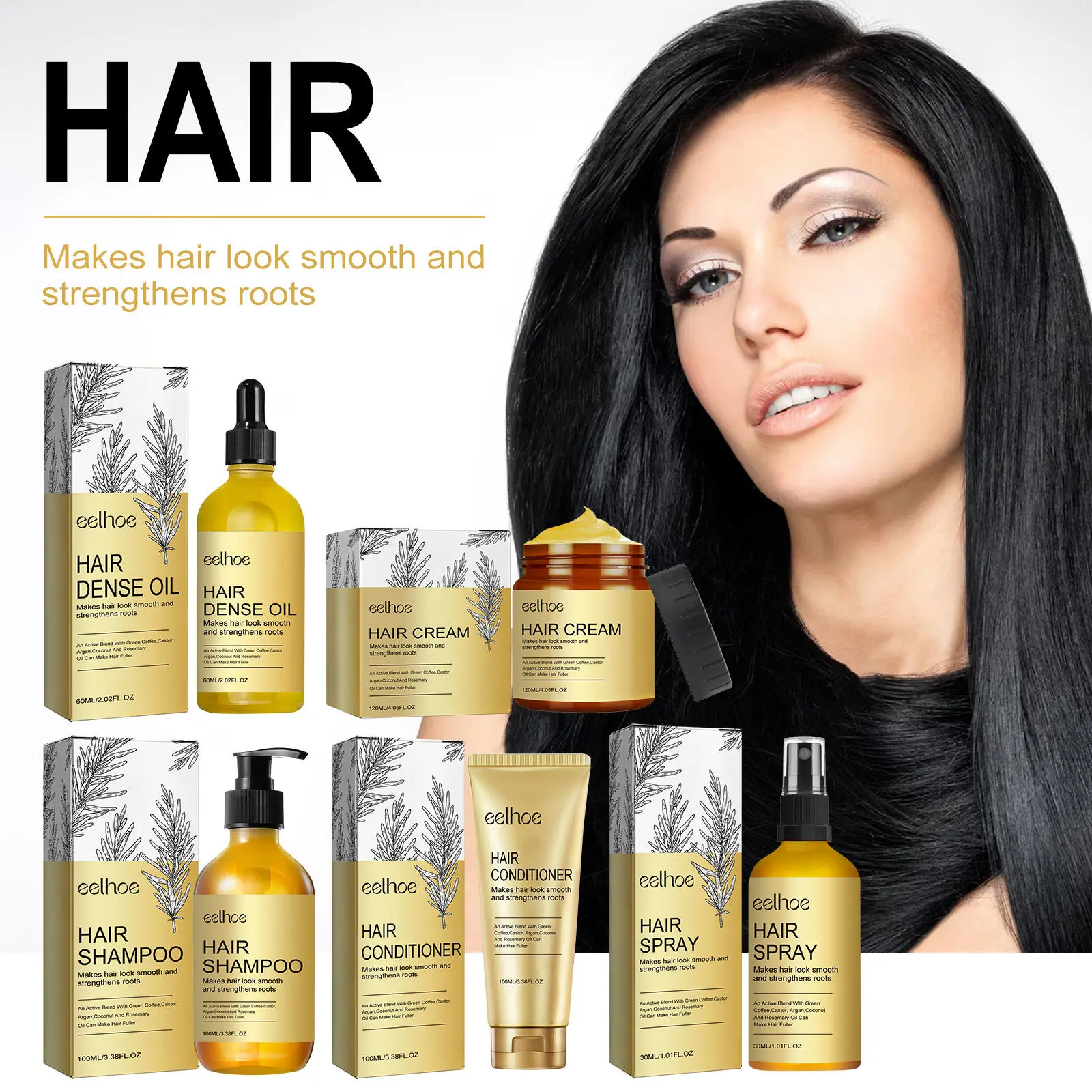 Eelhoe Rosemary Series Scalp Cleaning and Care Fluffy Soft Repair Dry Manic Hair Anti Hair Loss Spray Shampoo and Conditioner
Eelhoe Rosemary Series Scalp Cleaning and Care Fluffy Soft Repair Dry Manic Hair Anti Hair Loss Spray Shampoo and Conditioner