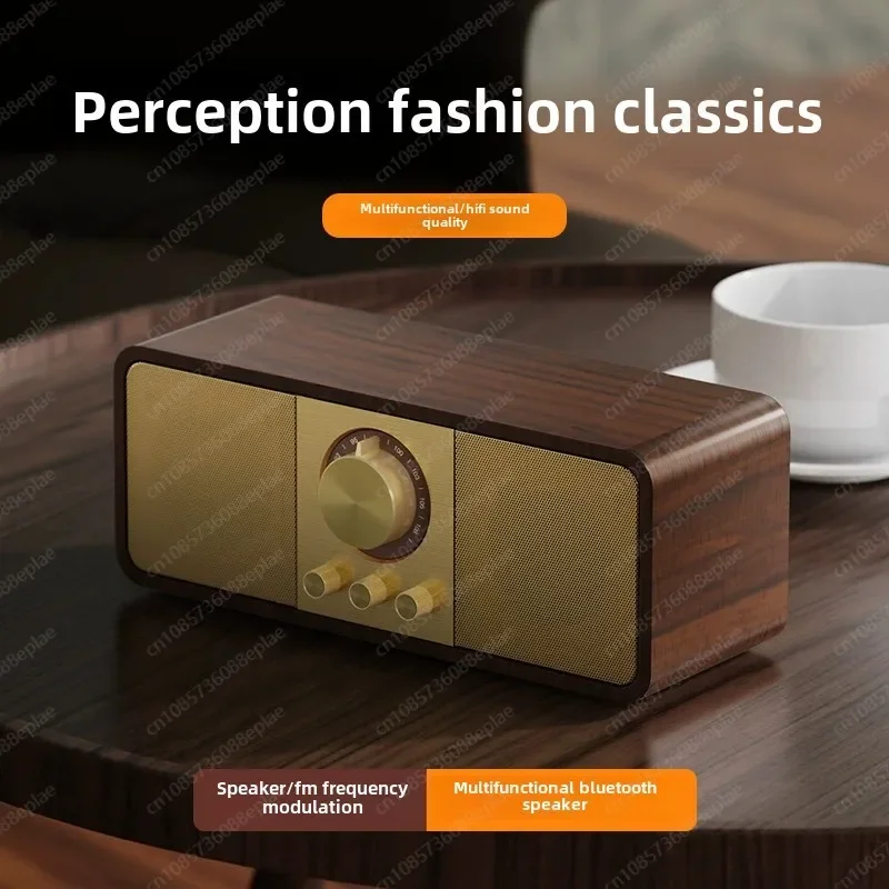 Wooden Wireless Bluetooth Speakers HI-FI Audio Retro Style Design Home Multifunctional FM Radio Outdoor Portable
Wooden Wireless Bluetooth Speakers HI-FI Audio Retro Style Design Home Multifunctional FM Radio Outdoor Portable