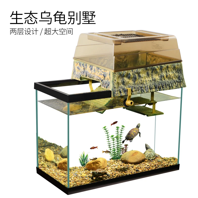 Turtle tank with sunscreen household large turtle special glass breeding tank deep water fish tank mixed breeding
Turtle tank with sunscreen household large turtle special glass breeding tank deep water fish tank mixed breeding