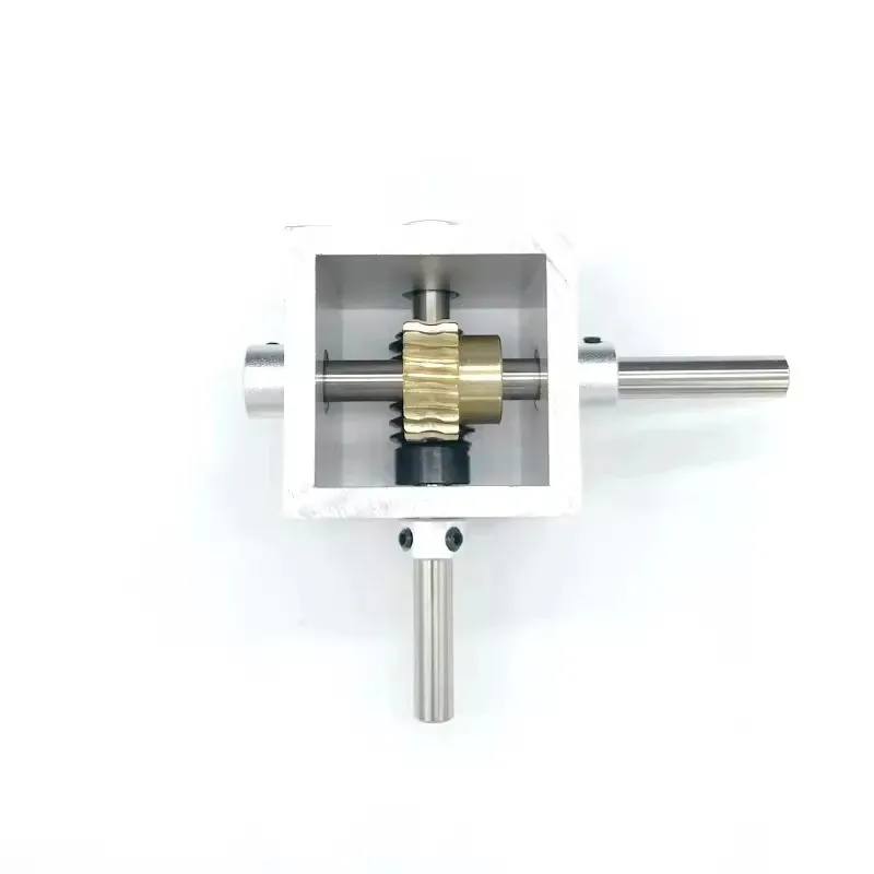 Worm Gear Reducer Small Gearbox 90 Degree Right Angle Reversing Gearbox 1:1 1:10 1:20 Cornerer Industrial Mechanical Equipment
Worm Gear Reducer Small Gearbox 90 Degree Right Angle Reversing Gearbox 1:1 1:10 1:20 Cornerer Industrial Mechanical Equipment