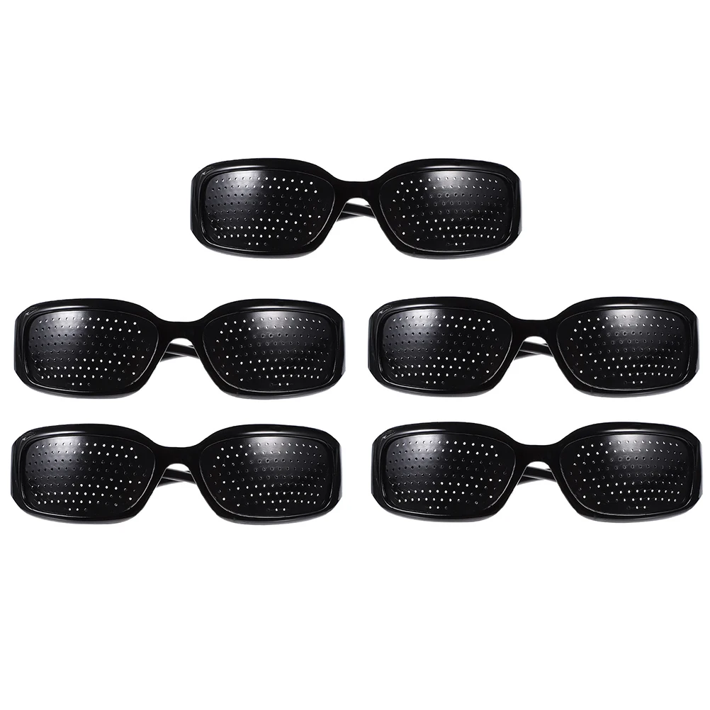 5pcs Full-hole Glasses Portable Eye Protective Anti-Fatigue Pinhole Eyeglasses Sunglass Vision Correction Lightweight Storage
5pcs Full-hole Glasses Portable Eye Protective Anti-Fatigue Pinhole Eyeglasses Sunglass Vision Correction Lightweight Storage
