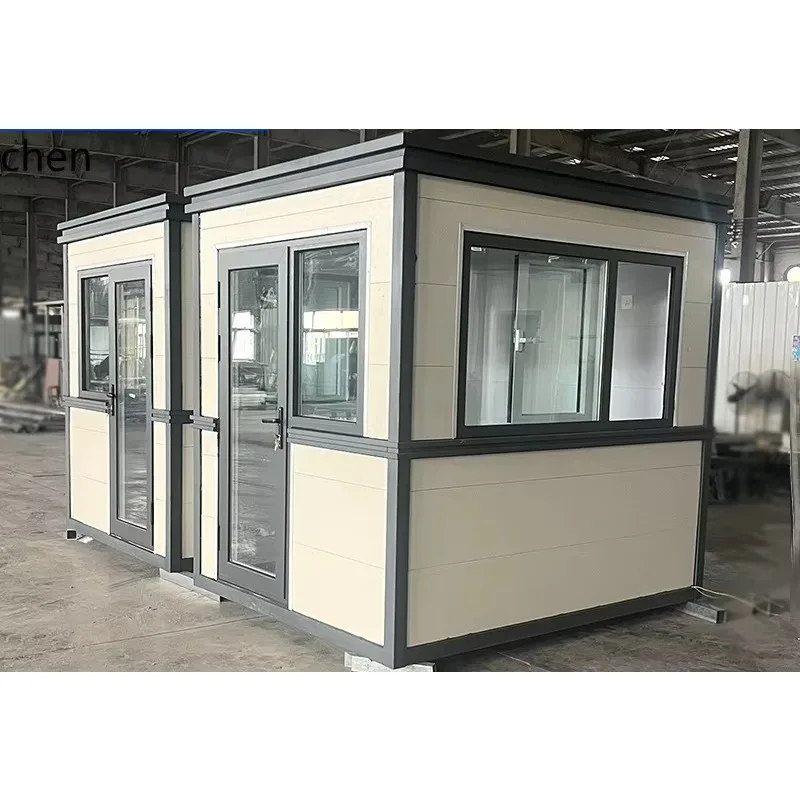 HYS Gatehouse Security Booth Outdoor Finished Steel Structure Outdoor Parking Lot Toll Booth
HYS Gatehouse Security Booth Outdoor Finished Steel Structure Outdoor Parking Lot Toll Booth