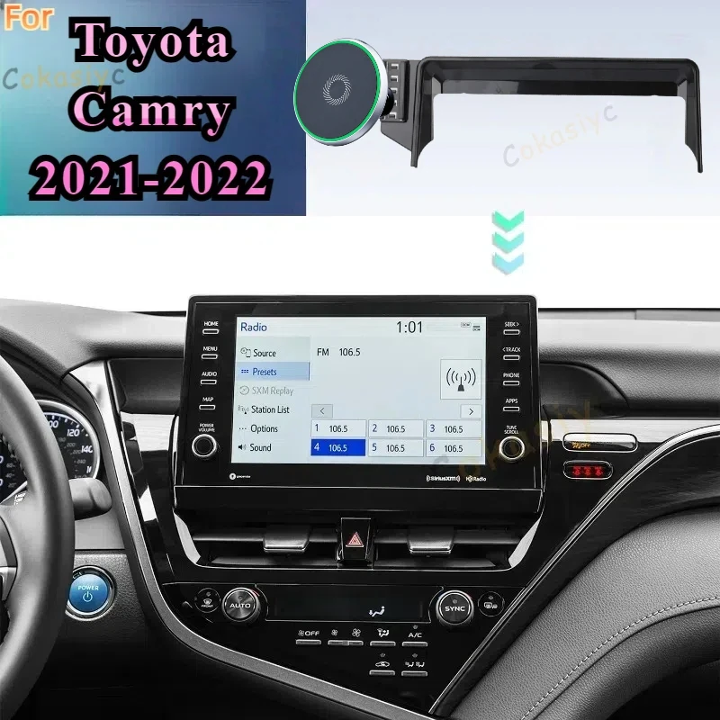 For Toyota Camry Hydrid XV70 2021 2022 Car Phone Holder Screen Fixed Base Car Magnetic Wireless Charging Stand MagSafe Supports
For Toyota Camry Hydrid XV70 2021 2022 Car Phone Holder Screen Fixed Base Car Magnetic Wireless Charging Stand MagSafe Supports