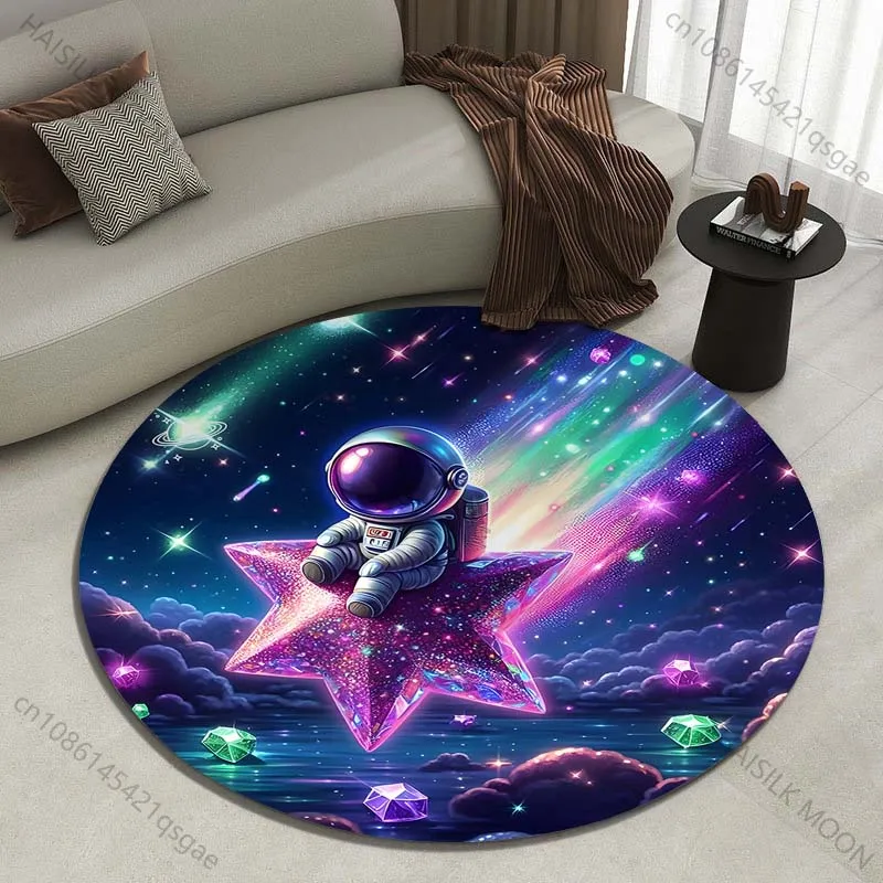 Multiple sizes Astronaut's cosmic journey Print Round Carpet Living Room Bedroom Table Chair Sofa Decorative Carpet Luxury gifts
Multiple sizes Astronaut's cosmic journey Print Round Carpet Living Room Bedroom Table Chair Sofa Decorative Carpet Luxury gifts
