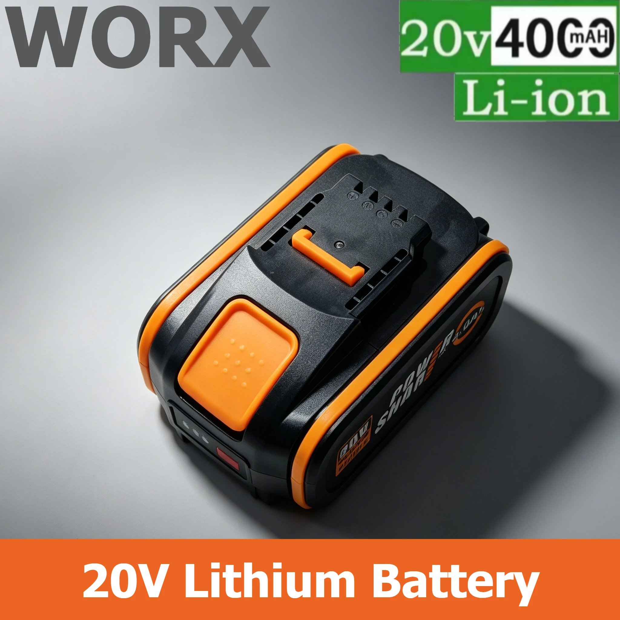 Worx Original Quality 20V Battery,New 8.0Ah Rechargeable Li-ion Battery,Secure Protected Battery for Daily Electric Tools
Worx Original Quality 20V Battery,New 8.0Ah Rechargeable Li-ion Battery,Secure Protected Battery for Daily Electric Tools