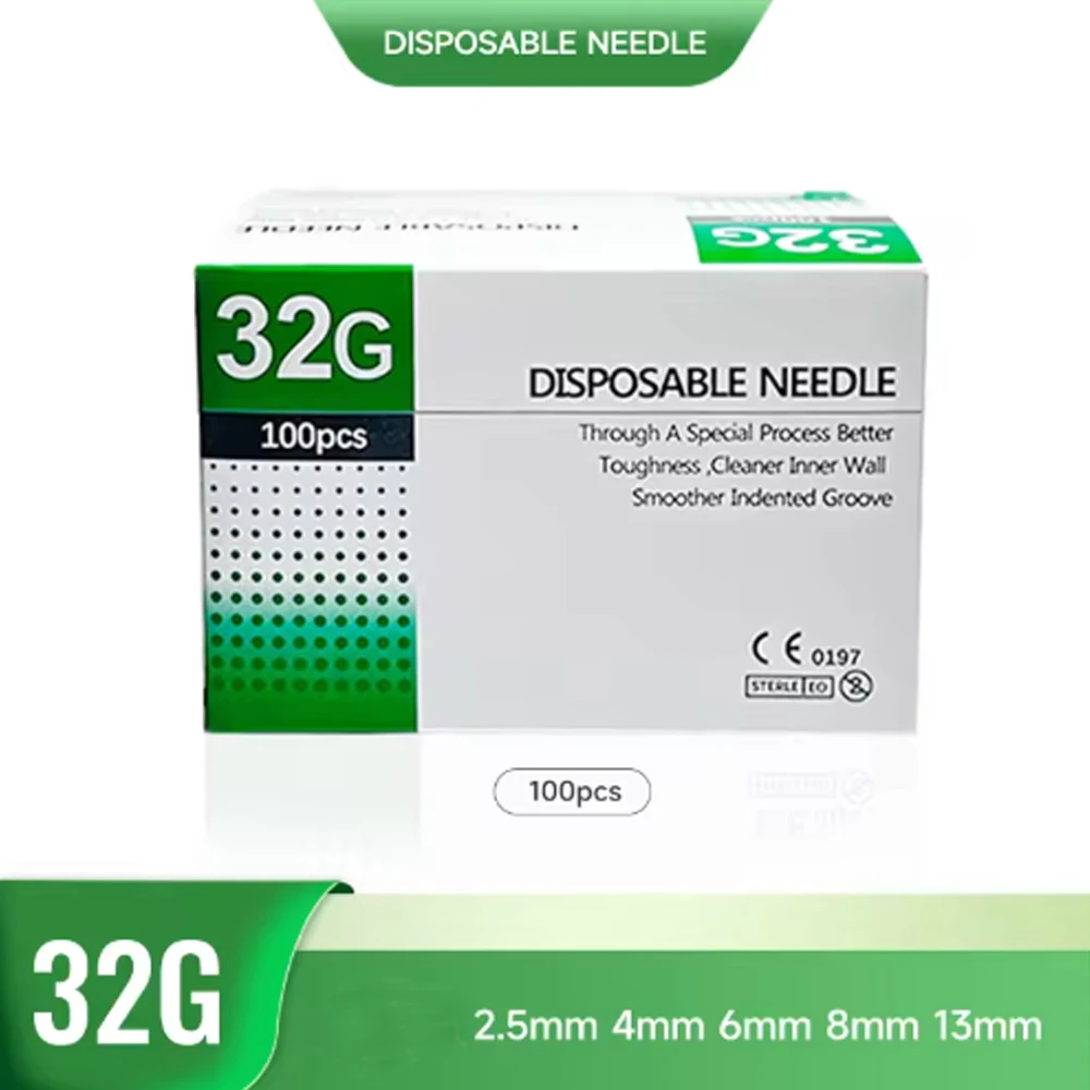 100pcs/BOX 27G -34G DisposableMesotherapyNeedle30G4mm32/34/29Geyelid tool
100pcs/BOX 27G -34G DisposableMesotherapyNeedle30G4mm32/34/29Geyelid tool