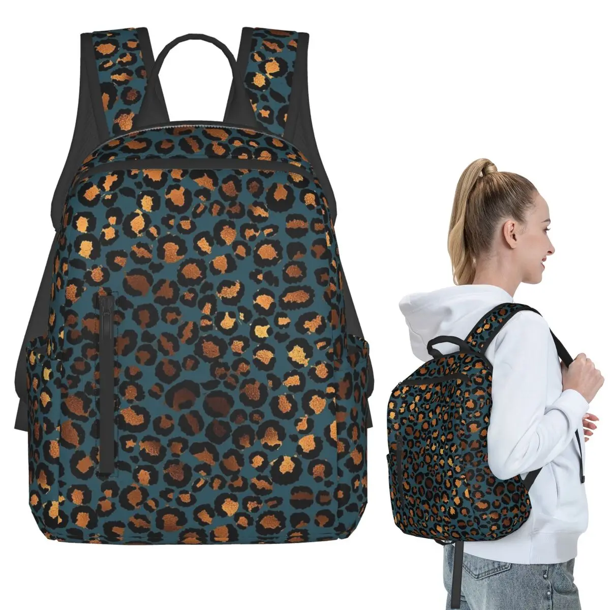 Cheetah Print Leopard Print Backpack Student BookBag Kids School Bag Laptop Shoulder Bags Boys Girls
Cheetah Print Leopard Print Backpack Student BookBag Kids School Bag Laptop Shoulder Bags Boys Girls