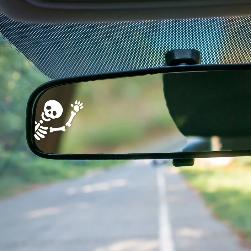 2-piece set/set of fun skull stickers, waterproof and sunshade stickers, for car rearview mirrors and side mirror stickers
2-piece set/set of fun skull stickers, waterproof and sunshade stickers, for car rearview mirrors and side mirror stickers